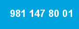 981 147 80 01 981 147 80 01